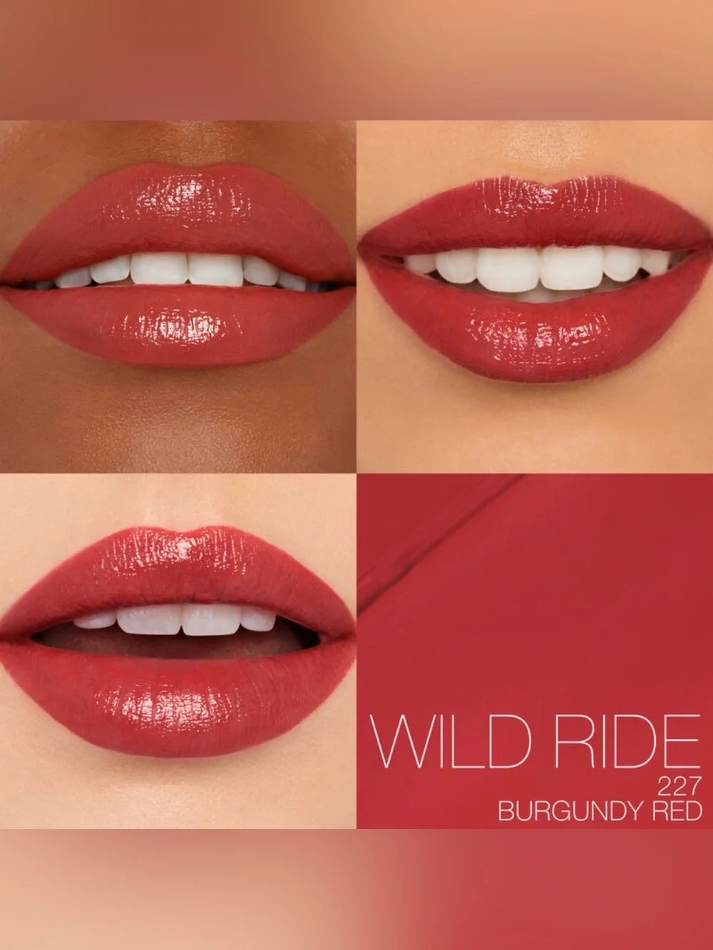 NARS afterglow sensual shine lipstick (WILD RIDE)